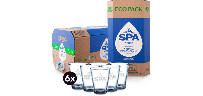 Pack 2 x 10 L Spa Reine + 6 verres gratuit
