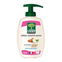 Crème lavante mains L'Arbre Vert professionnel Amande douce - Flacon de 300 ml