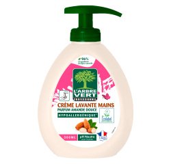 Handwascreme L'Arbre Vert professioneel met amandel zacht - Fles van 300 ml