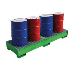 Vasca di raccolta a tenuta stagna Carvel VAS04FGL per 4 fusti 220 L