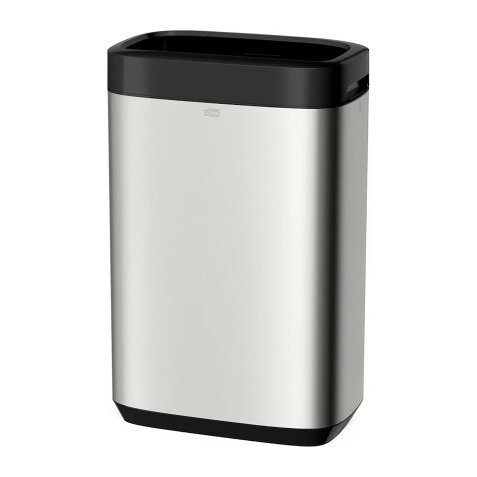 Poubelle Tork Image Design 50 litres, noir/inox