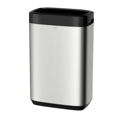 Poubelle Tork Image Design 50 litres, noir/inox