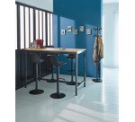 Chaise haute Kocy - Réglable en hauteur - Structure noire