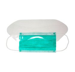 Mascherina chirurgica con visiera paraschizzi