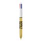 Ballpoint pen 4 colors BIC Shine advertising 1 mm tip - medium writing - 1 color marking