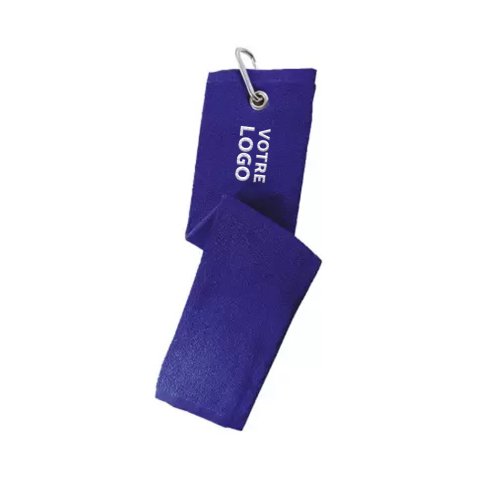 Handdoek voor golf met velours effect promotieartikel - borduurmarkering
