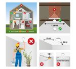 Lot de 3 détecteurs de fumée conformes à la norme EN14604