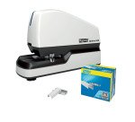 Snelle elektrische nietmachine Optima 60E, wit/grijs/blauw