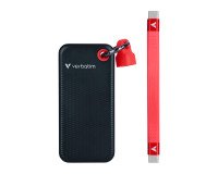 Verbatim 2TB black SSD with red cable