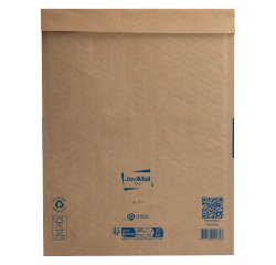 Pochette matelassée bulles Jovimail Plus kraft brun renforcé 350 x 470 - Carton de 50