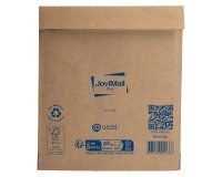 Tasche mit gepolsterten Luftblasen Jovimail Plus in verstärkter brauner Kraft 220 x 260 - Packung mit 100 Stück