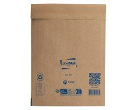 Gepolsterte Luftpolstertasche Jovimail Plus, verstärktes braunes Kraftpapier 180 x 260 - Packung mit 100