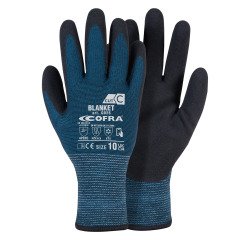 Guanti antitaglio C Cofra Blanket in schiuma di lattice nero, 1 paio