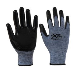 Guanti antitaglio C Rossini GGC028 in nitrile, 1 paio