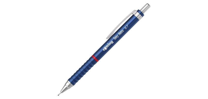Portemine Tikky Rétro Rotring pointe 0,7 mm 2B