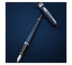Stylo plume Waterman Expert corps bleu laqué