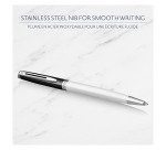 Stylo bille waterman Hémisphère Black & White pointe 1 mm - écriture moyenne