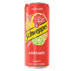 Schweppes agrumes 33 cl - 24 canettes