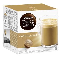 Capsules de café Nescafé Dolce Gusto Café au lait - Boîte de 16