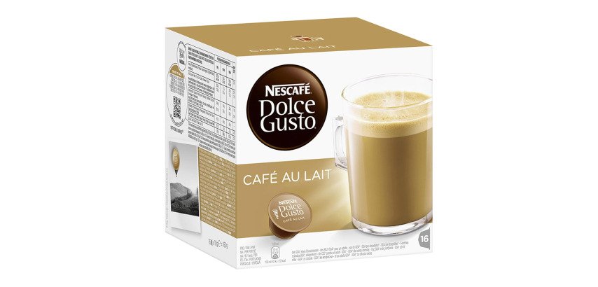 Capsules de café Nescafé Dolce Gusto Café au lait - Boîte de 16