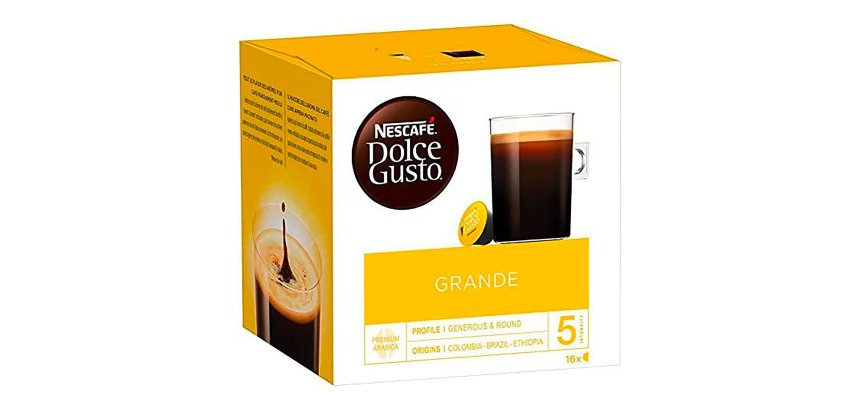 Capsules de café Nescafé Dolce Gusto Grande N° 5 - Boîte de 16