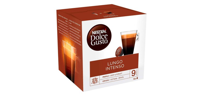 Capsules de café Nescafé Dolce Gusto Lungo Intenso N° 9 - Boîte de 16