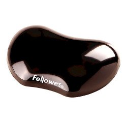 Reposamuñecas para ratón de gel Fellowes Crystal Negro