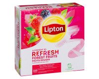 Thé noir fruits des bois Lipton Refresh - Boîte de 100 sachets