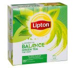 Thé vert Lipton Balance - Boîte de 100 sachets