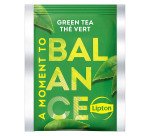 Thé vert Lipton Balance - Boîte de 100 sachets