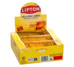 Thé noir Lipton Yellow Label - Boîte de 100 sachets