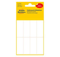 Etiquette multi-usage, 50 x 19 mm, blanc