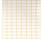 Etiquette multi-usage, 13 x 8 mm, blanc