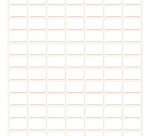 Etiquette multi-usage, 16 x 9 mm, blanc