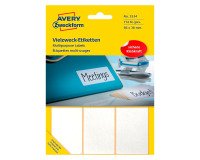 Etiquette multi-usage, 66 x 38 mm, blanc