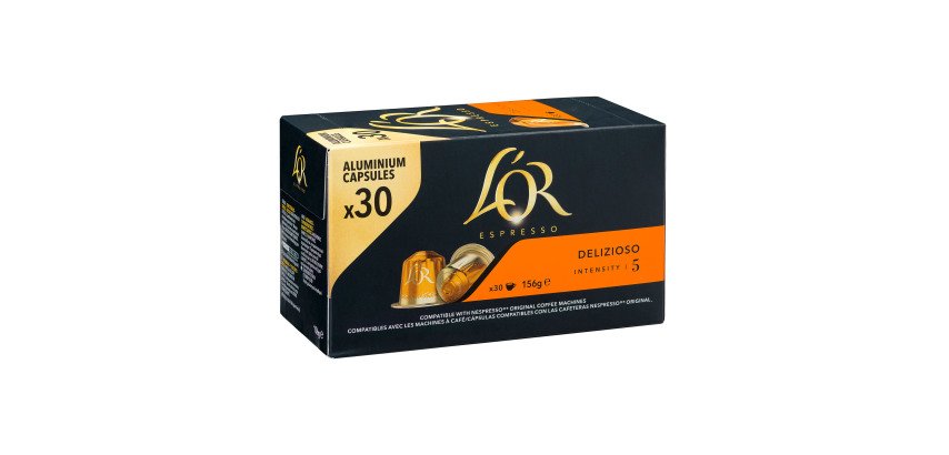 Capsules de café L'Or Espresso Delizioso - Boîte de 30