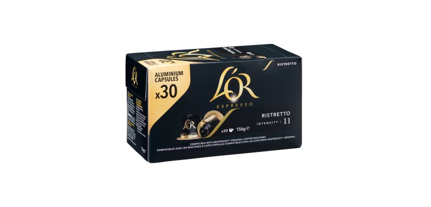 Kaffee-Kapseln L'Or Espresso Ristretto - Packung mit 30 Stück