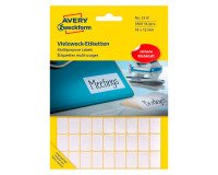 Etiquette multi-usage, 18 x 12 mm, blanc