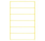 Etiquette multi-usage, 76 x 19 mm, blanc