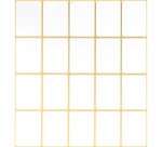 Etiquette multi-usage, 32 x 33 mm, blanc