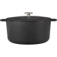 Combekk Sous Chef gietijzeren braadpan Dutch Oven 32 cm - Zwart