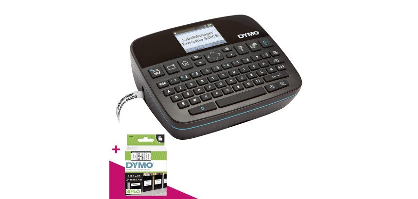 Etiqueteuse de bureau Dymo Label Manager 640CB + 1 ruban OFFERT