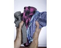 En_cf5 x 2kg pezzame di camiceria colorata scura