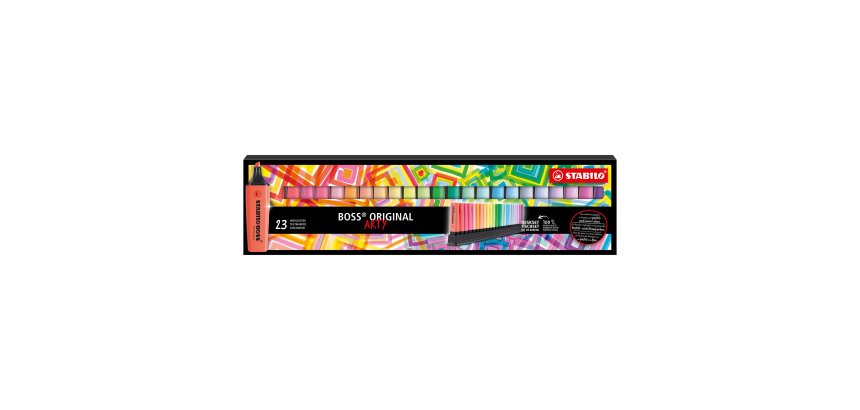 Evidenziatori STABILO Boss Original Deskset colori assortiti 23 unità