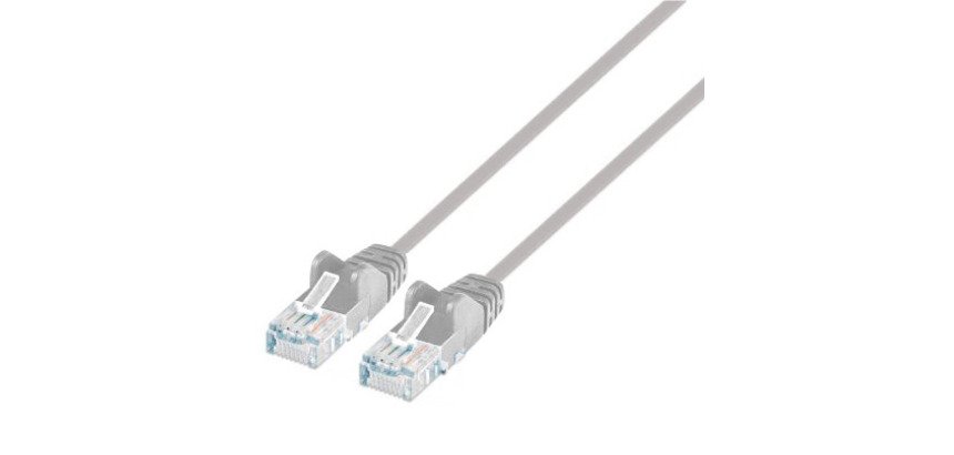 Cavo patch UTP Cat.6 SLIM 1mt grigio