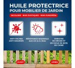 Huile protectrice mobilier de jardin - teck et bois exotique - incolore - 1