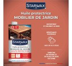 Huile protectrice mobilier de jardin - teck et bois exotique - incolore - 1