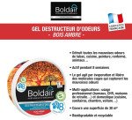 Boldair gel destructeur d'odeurs ambre 300 g