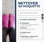 Mousse nettoyante raviveur express moquette - 600 mL