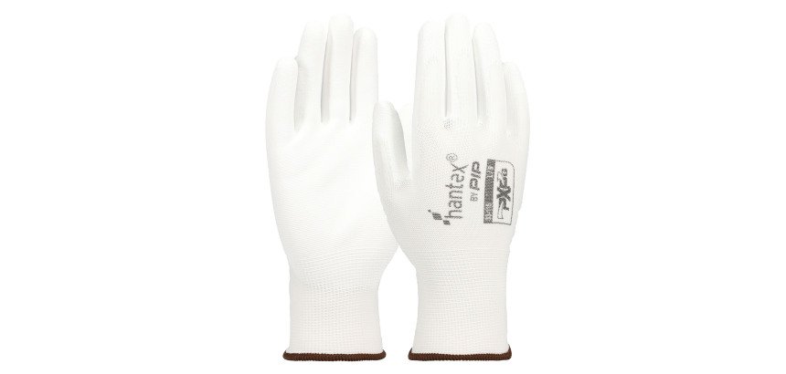 Gants de propreté tricotés blancs G-TEK - La paire